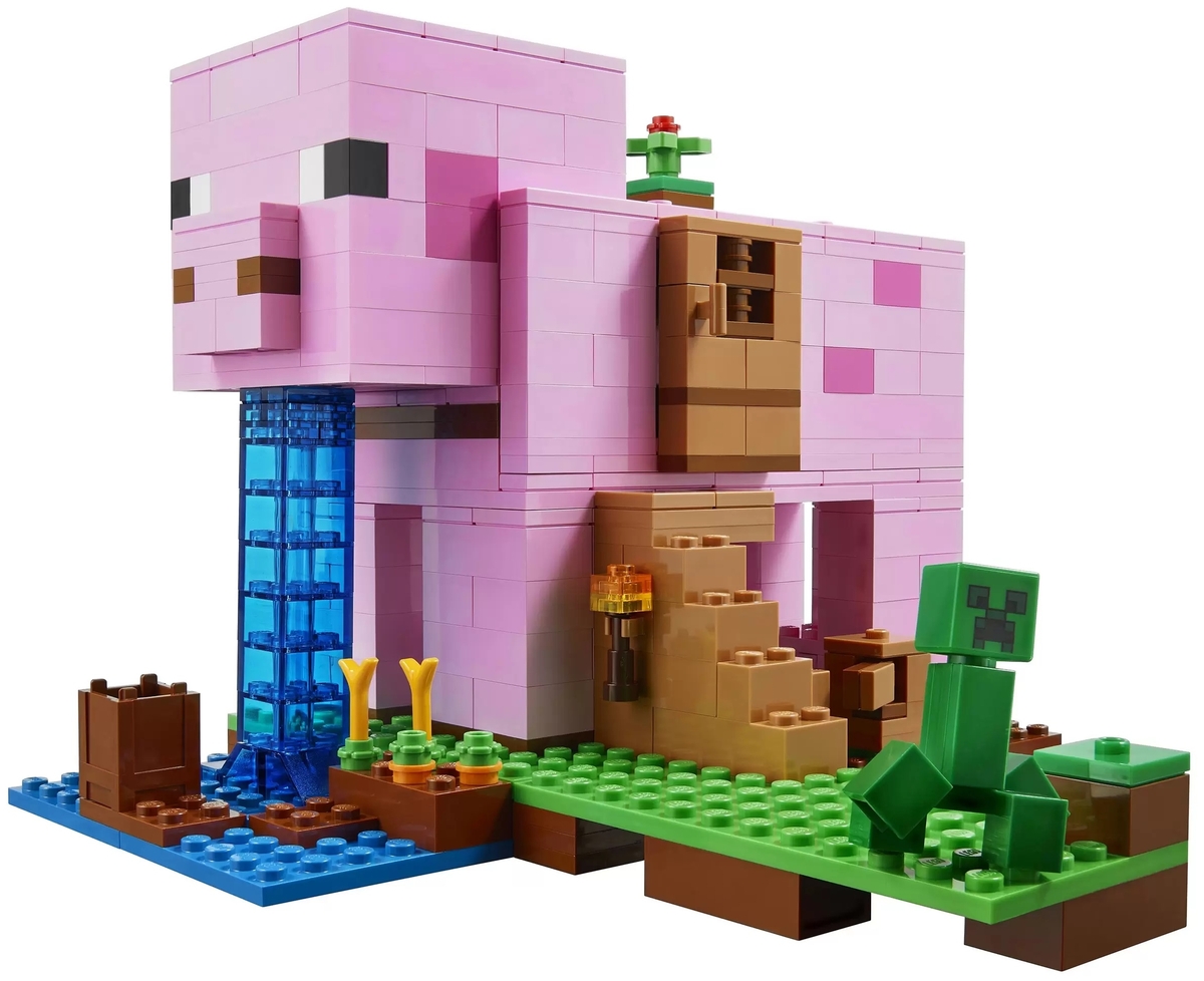 Цена Конструктор LEGO 21170 Minecraft Дом-свинья