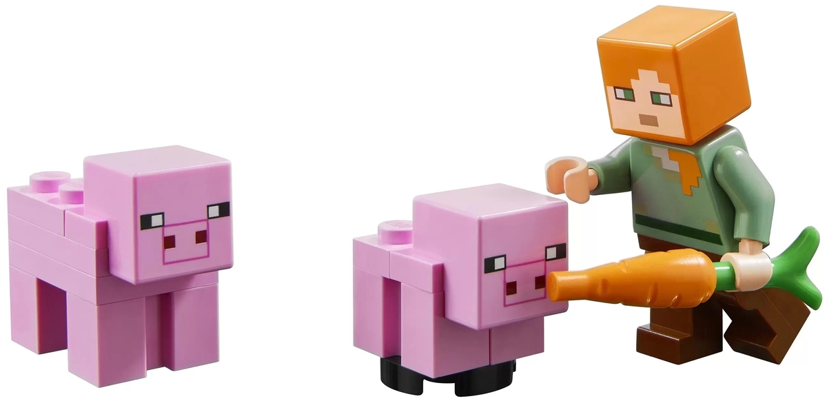 Конструктор LEGO 21170 Minecraft Дом-свинья Казахстан