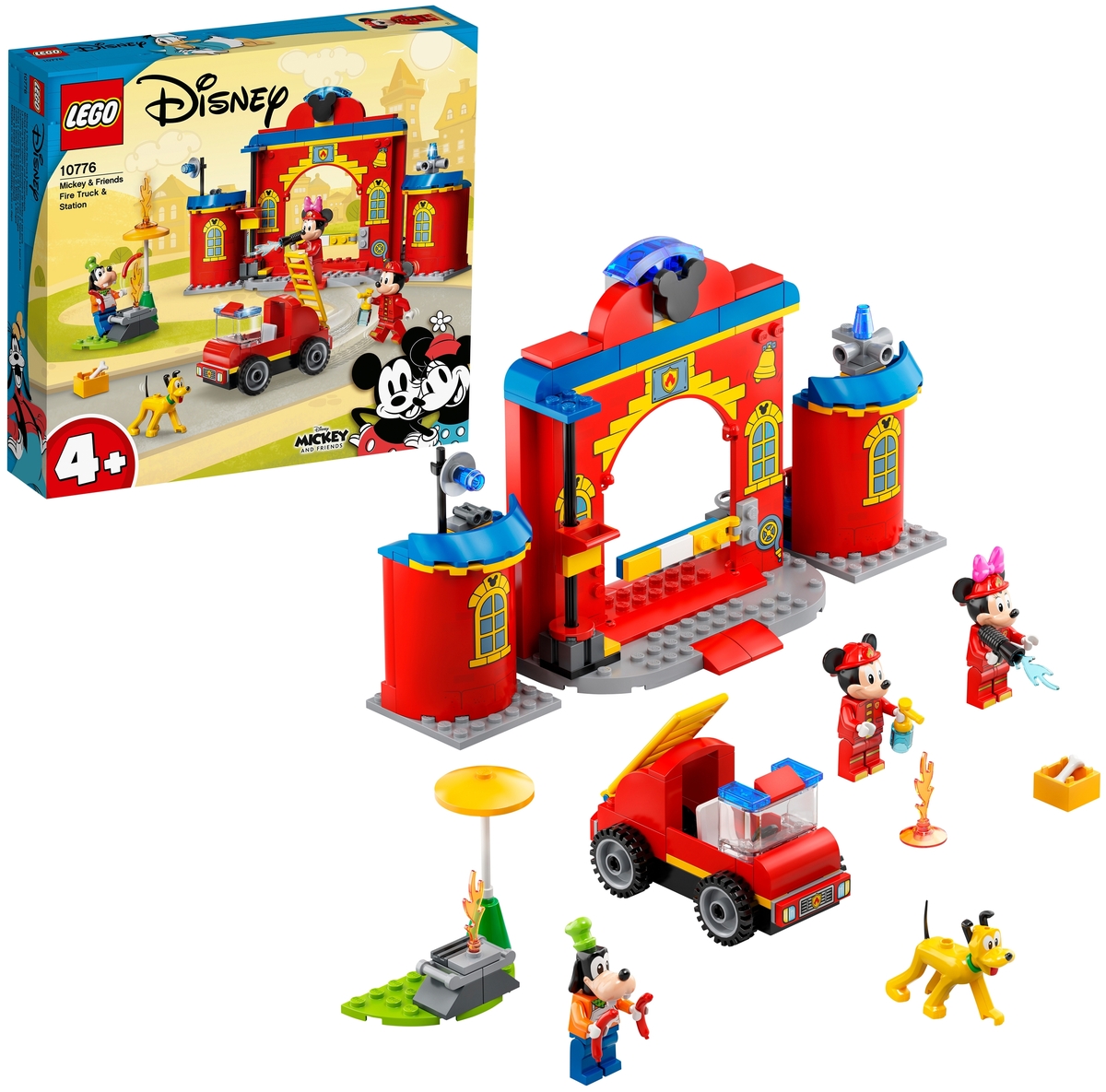 Фотография Конструктор LEGO 10776 Микки и Друзья Пожарная часть и машина Микки и его друзей