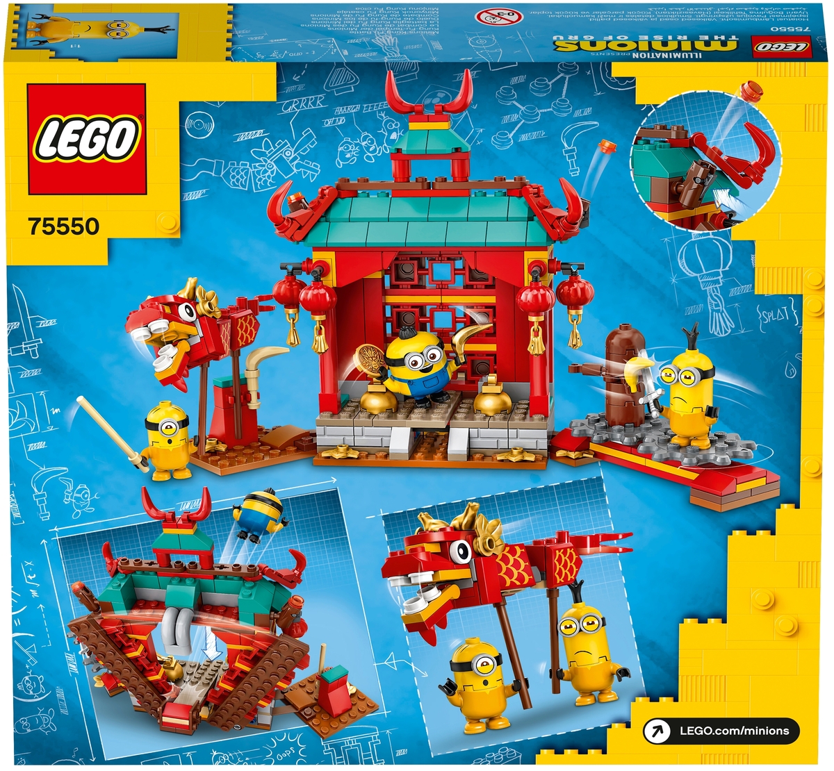 Фото Конструктор LEGO 75550 Миньоны: бойцы кунг-фу