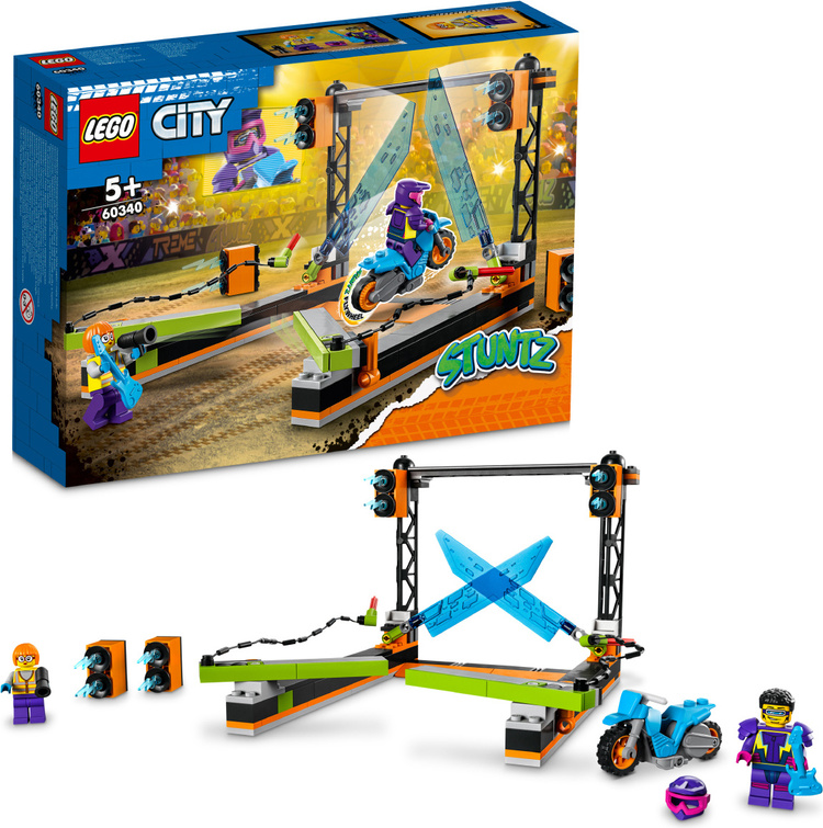 Конструктор LEGO 60340 Город Трюковое испытание «Клинок»