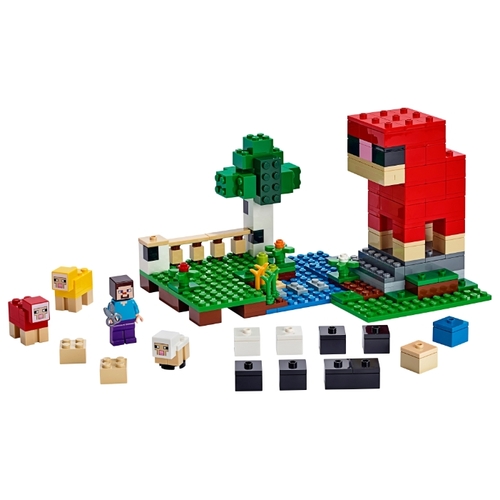 Фото Конструктор LEGO Шерстяная ферма Minecraft 21153
