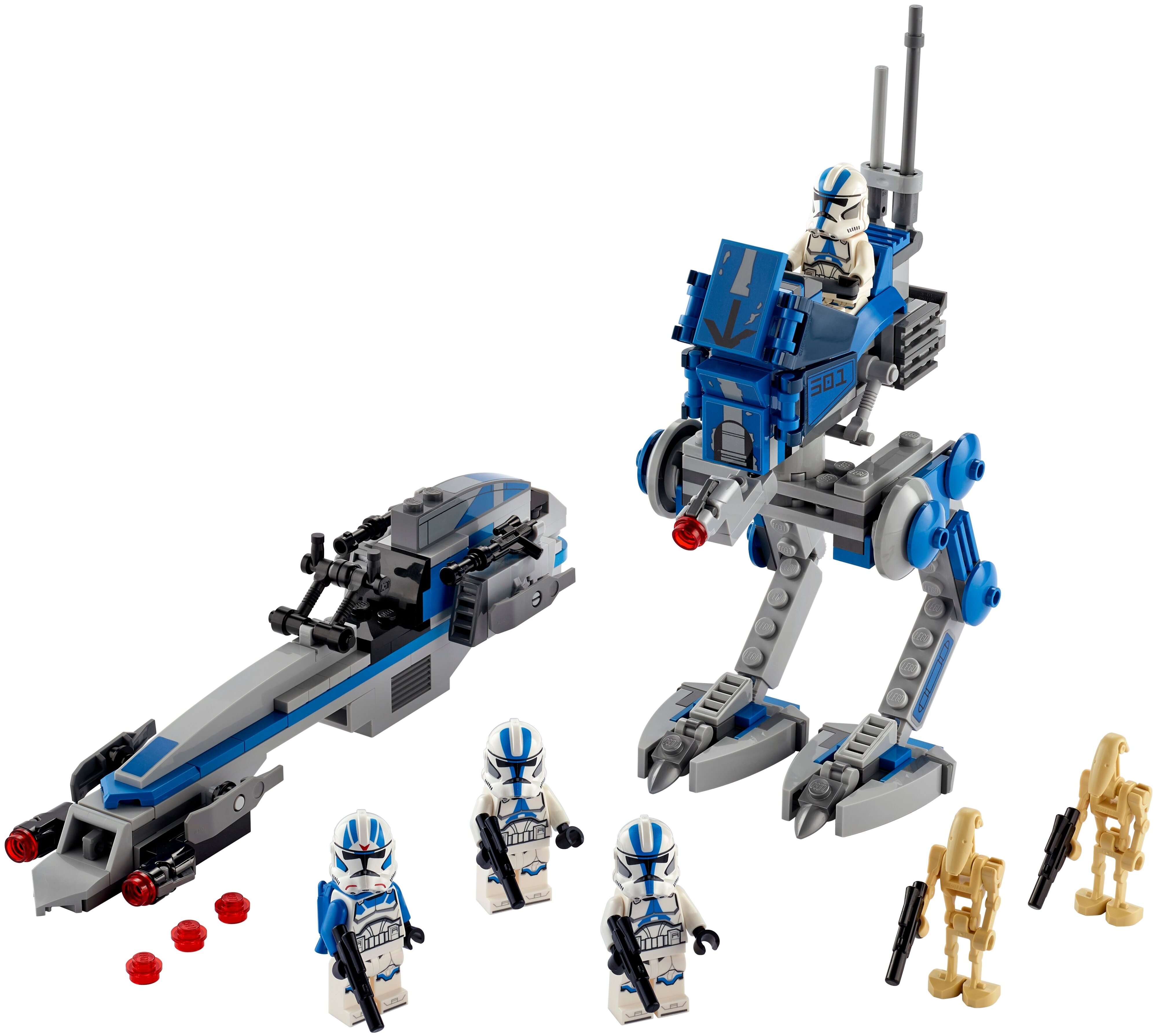 Картинка Конструктор LEGO Star Wars Клоны-пехотинцы 501-го легиона 75280