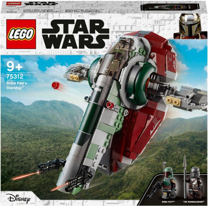 Картинка Конструктор LEGO 75312 Star Wars Звездолет Бобы Фетта