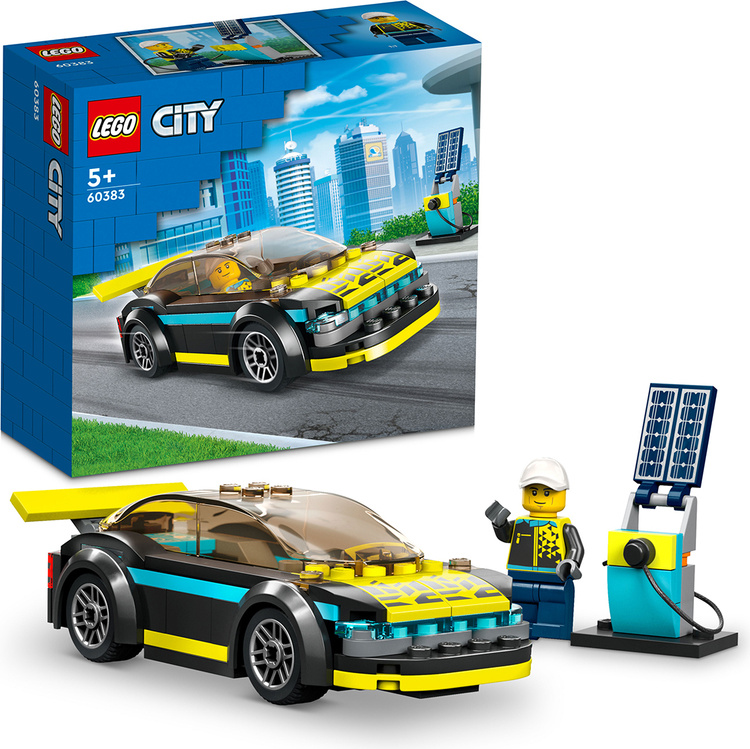 Картинка Конструктор LEGO 60383 Город Электрический спортивный автомобиль