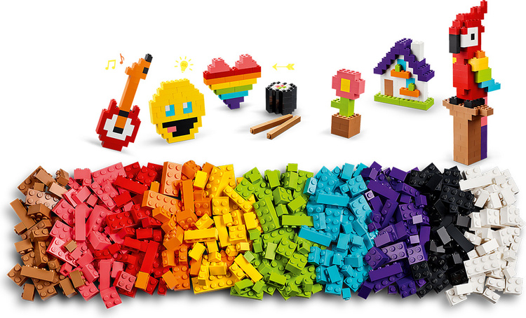 Конструктор LEGO 11030 Классика Много кубиков Казахстан