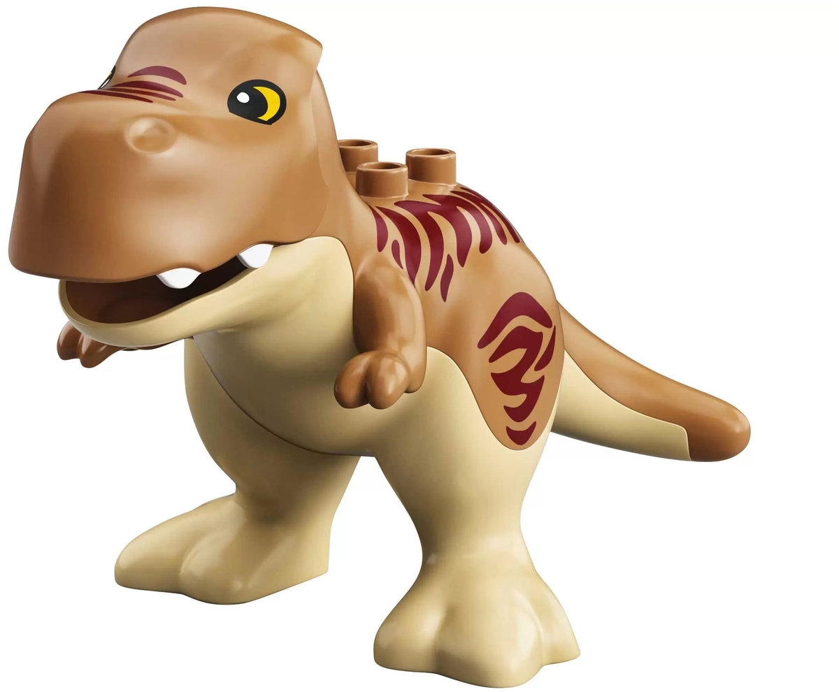Купить Конструктор LEGO 10939 Дупло Побег динозавров: тираннозавр и трицератопс