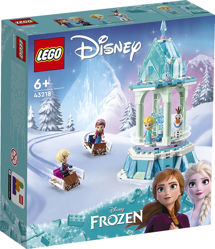 Фото Конструктор LEGO 43218 Принцессы Дисней Волшебная карусель Анны и Эльзы
