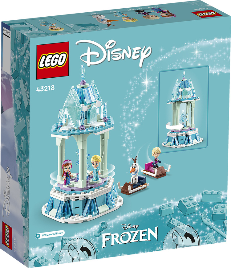 Фотография Конструктор LEGO 43218 Принцессы Дисней Волшебная карусель Анны и Эльзы