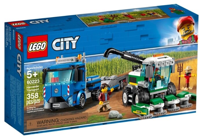 Конструктор LEGO Транспортировщик для комбайнов CITY 60223