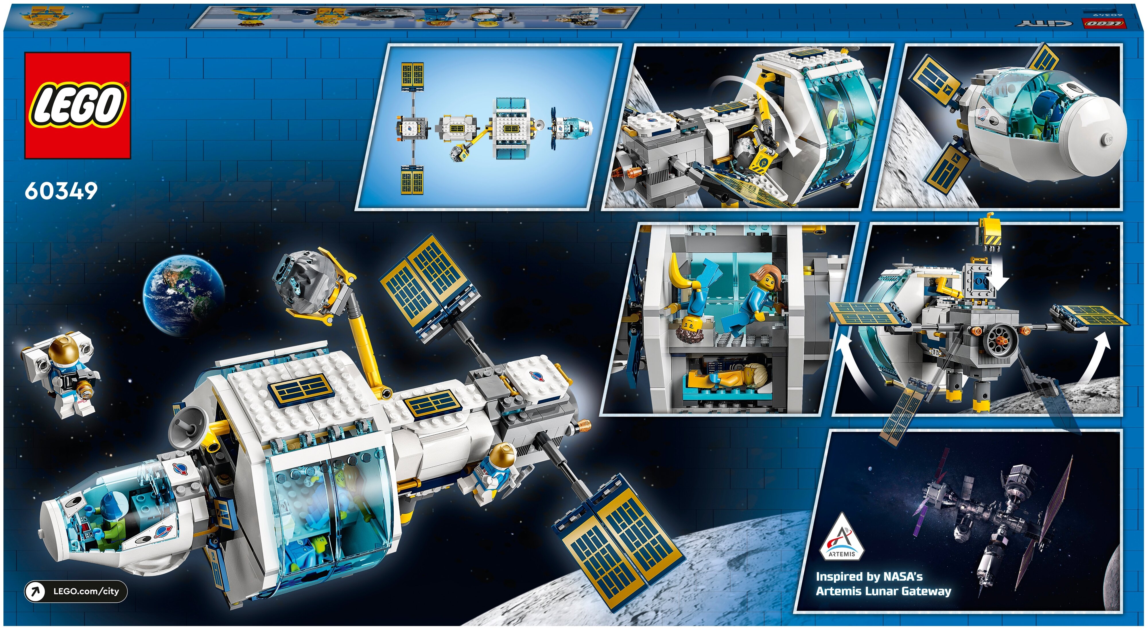 Фото Конструктор LEGO Лунная космическая станция 60349