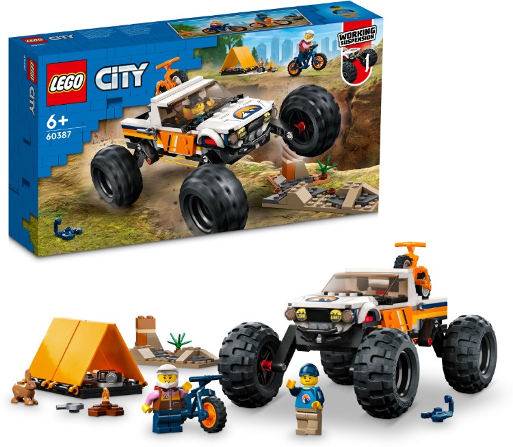 Картинка Конструктор LEGO 60387 Город Внедорожник 4x4