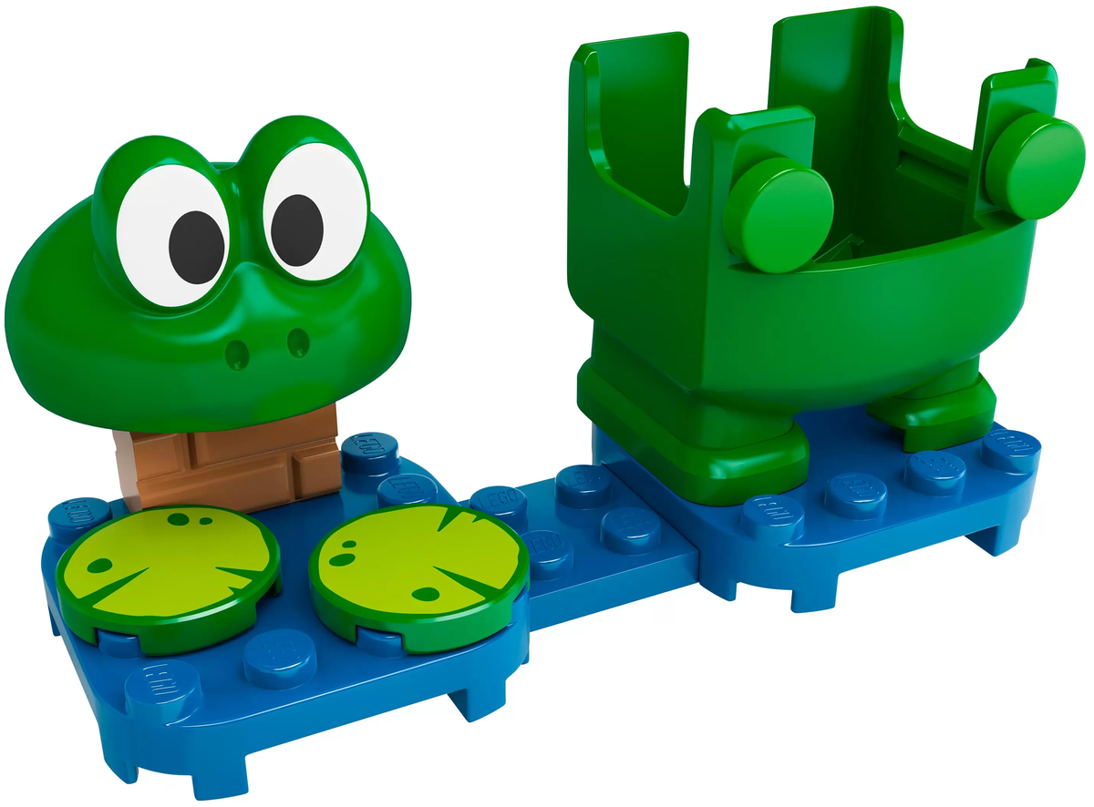 Цена Конструктор LEGO 71392 Super Mario Набор усилений «Марио-лягушка»