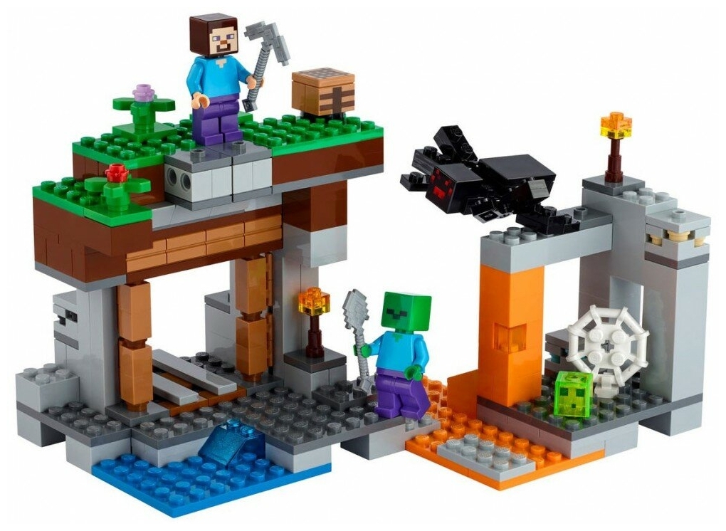 Картинка Конструктор LEGO Заброшенная шахта Minecraft 21166