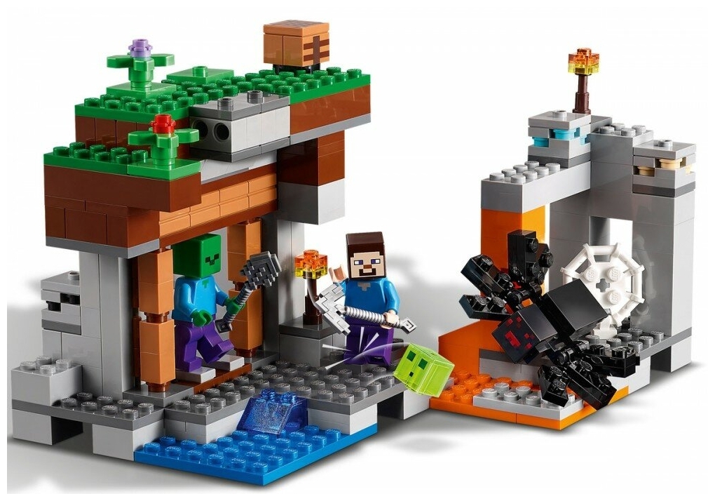 Цена Конструктор LEGO Заброшенная шахта Minecraft 21166