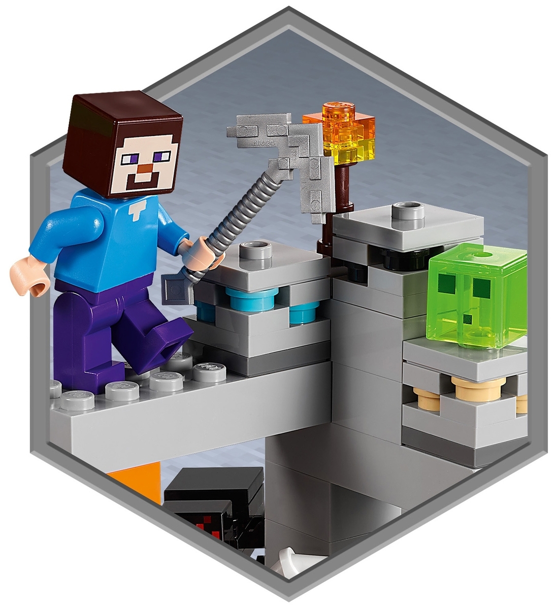 Конструктор LEGO Заброшенная шахта Minecraft 21166 заказать