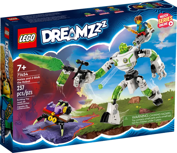 Конструктор LEGO 71454 DREAMZzz Матео и робот Z-Blob