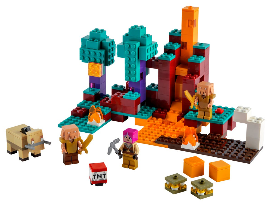 Картинка Конструктор LEGO 21168 Minecraft Искажённый лес