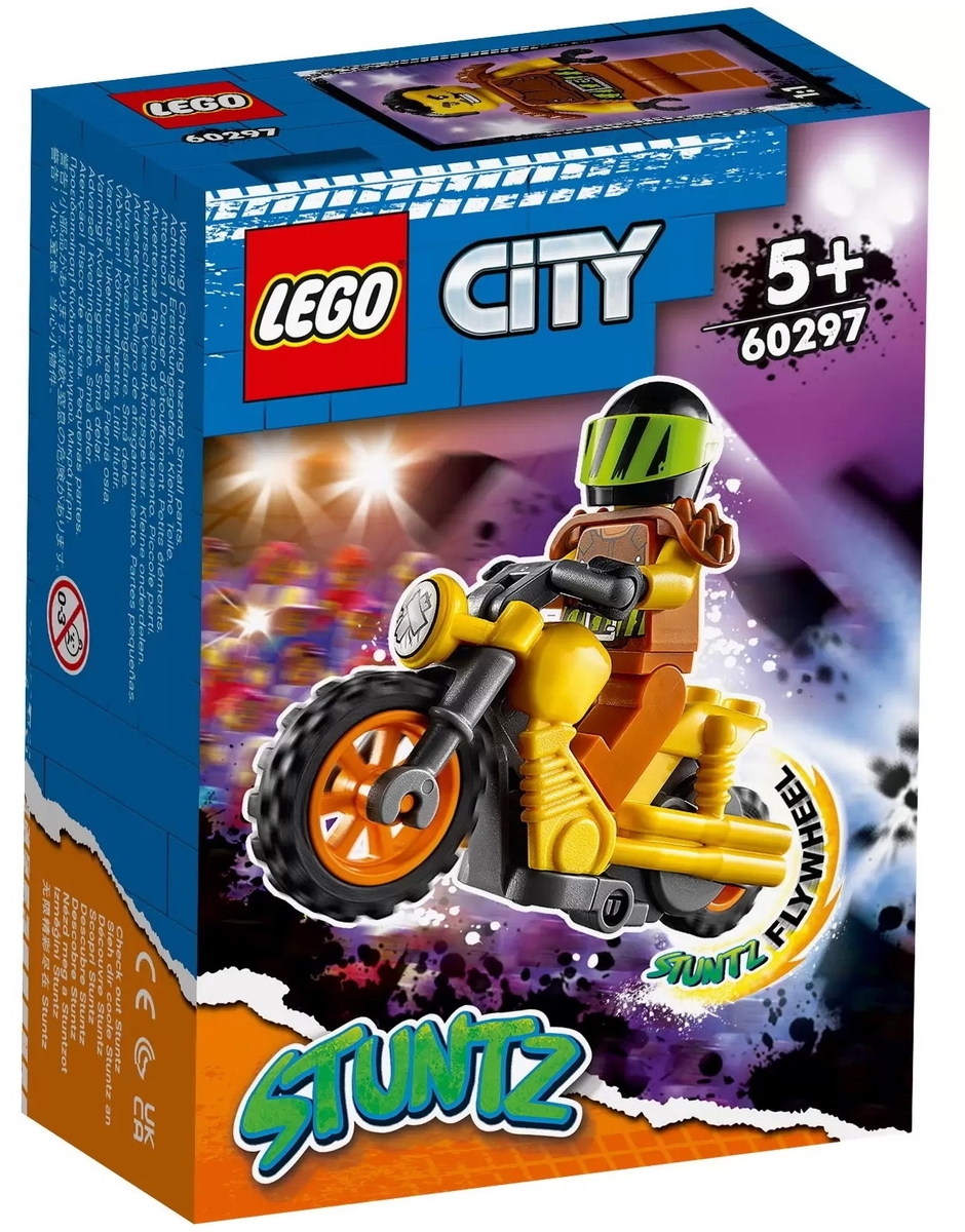 Конструктор LEGO 60297 Город Разрушительный трюковый мотоцикл Казахстан