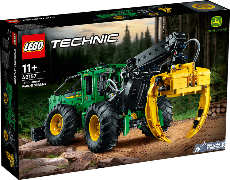Фото Конструктор LEGO 42157 Техник Трелевочный трактор John Deere 948L-II