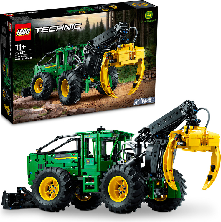 Картинка Конструктор LEGO 42157 Техник Трелевочный трактор John Deere 948L-II