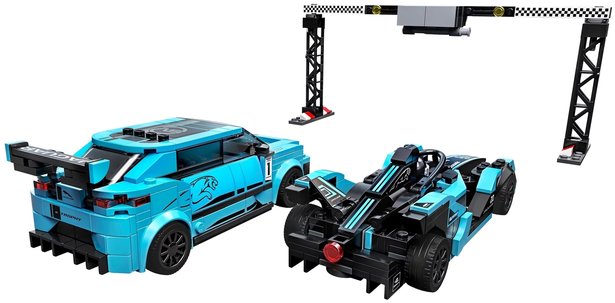 Конструктор LEGO 76898 Speed Champions Formula E Panasonic Jaguar Racing GEN2 car & Jaguar I-PACE eTROPHY Казахстан