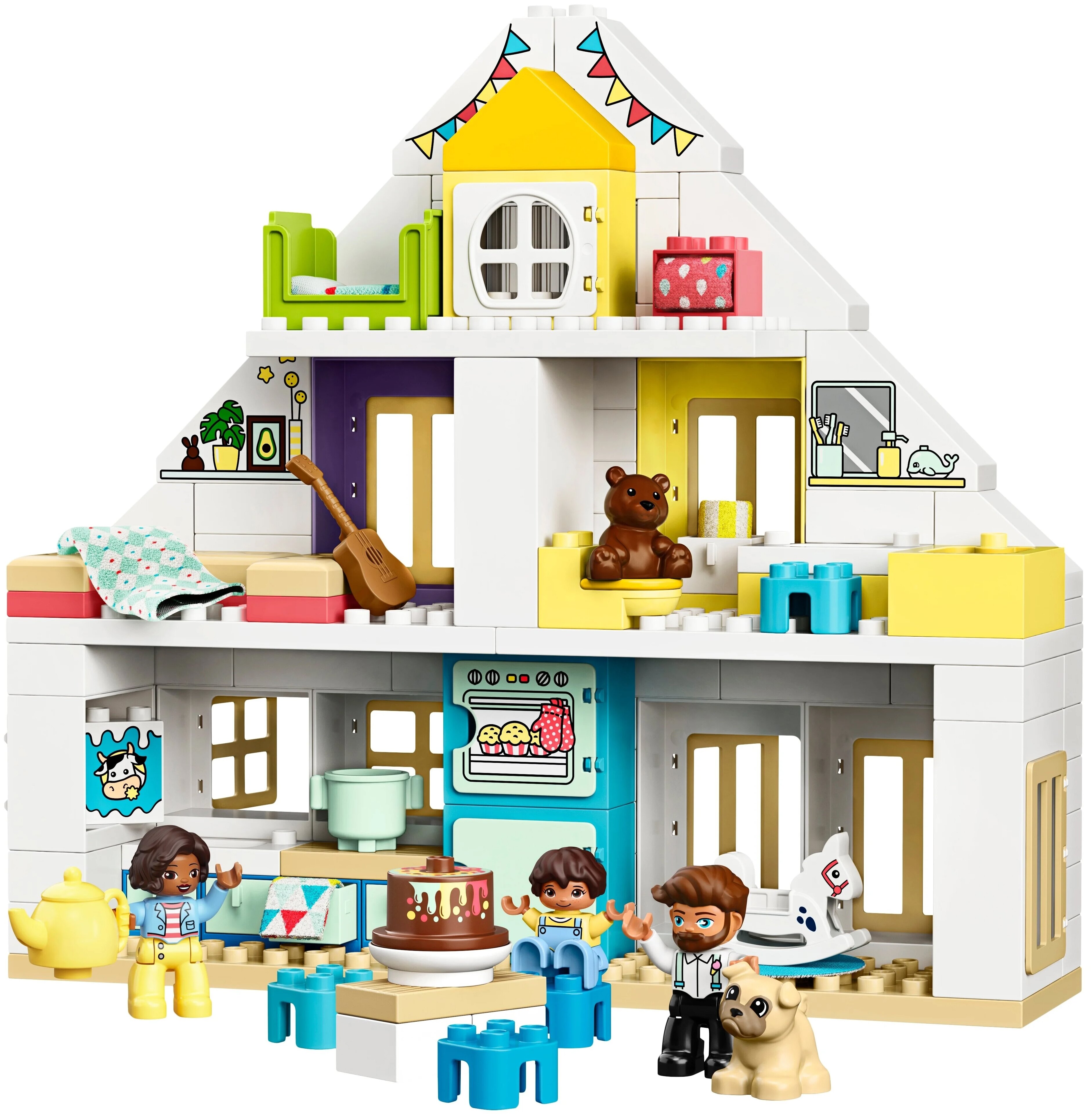 Картинка Конструктор LEGO Модульный игрушечный дом DUPLO 10929