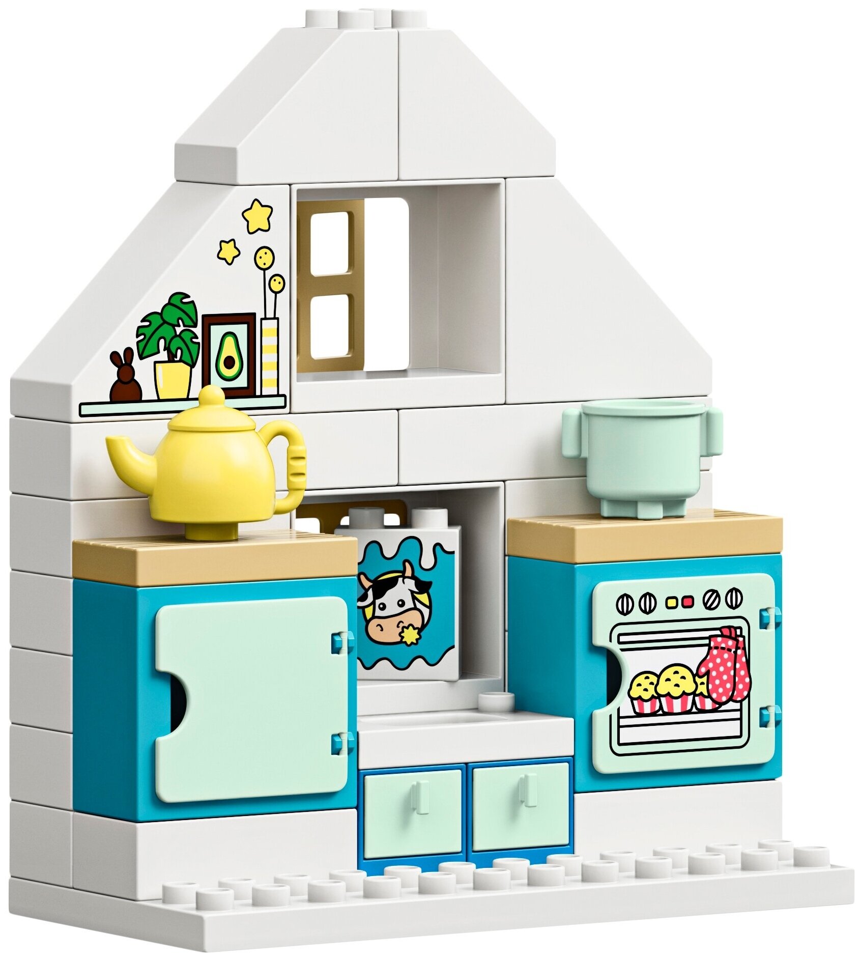 Купить Конструктор LEGO Модульный игрушечный дом DUPLO 10929