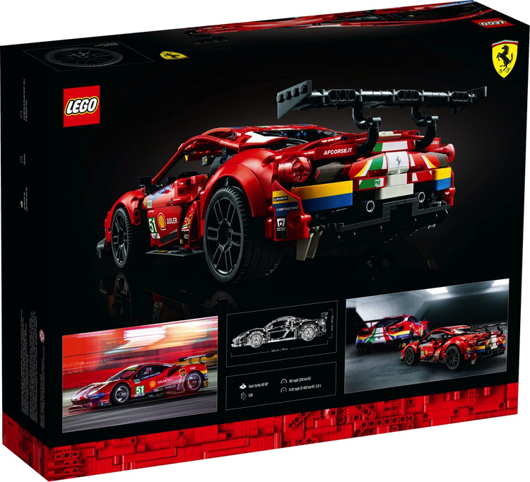 Фотография Конструктор LEGO 42125 Technic Ferrari 488 GTE “AF Corse #51”