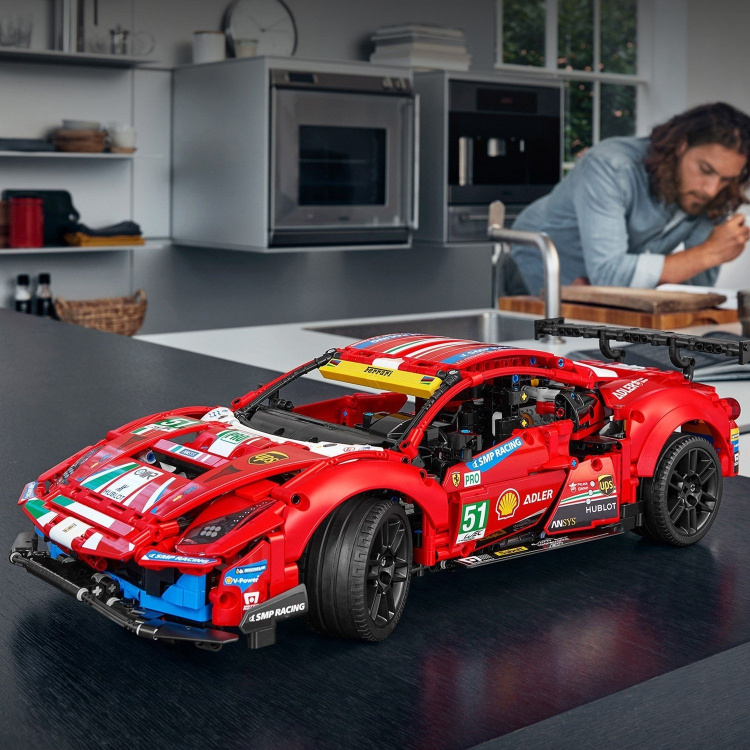 Цена Конструктор LEGO 42125 Technic Ferrari 488 GTE “AF Corse #51”