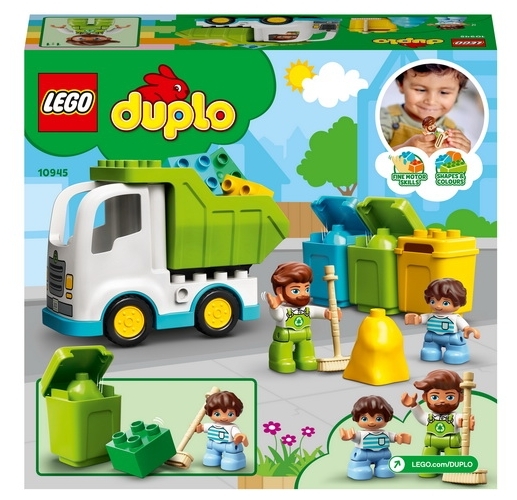 Фото Конструктор LEGO 10945 ДуплоМусоровоз и контейнеры для раздельного сбора мусора