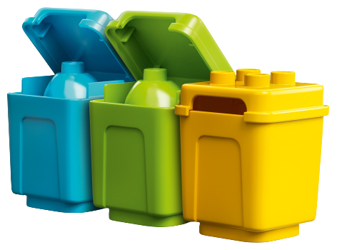 Цена Конструктор LEGO 10945 ДуплоМусоровоз и контейнеры для раздельного сбора мусора