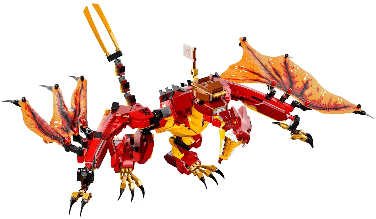 Цена Конструктор LEGO 71753 Ниндзяго Атака огненного дракона