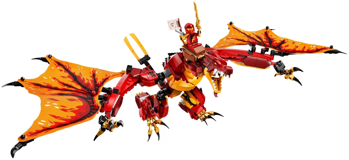 Купить Конструктор LEGO 71753 Ниндзяго Атака огненного дракона