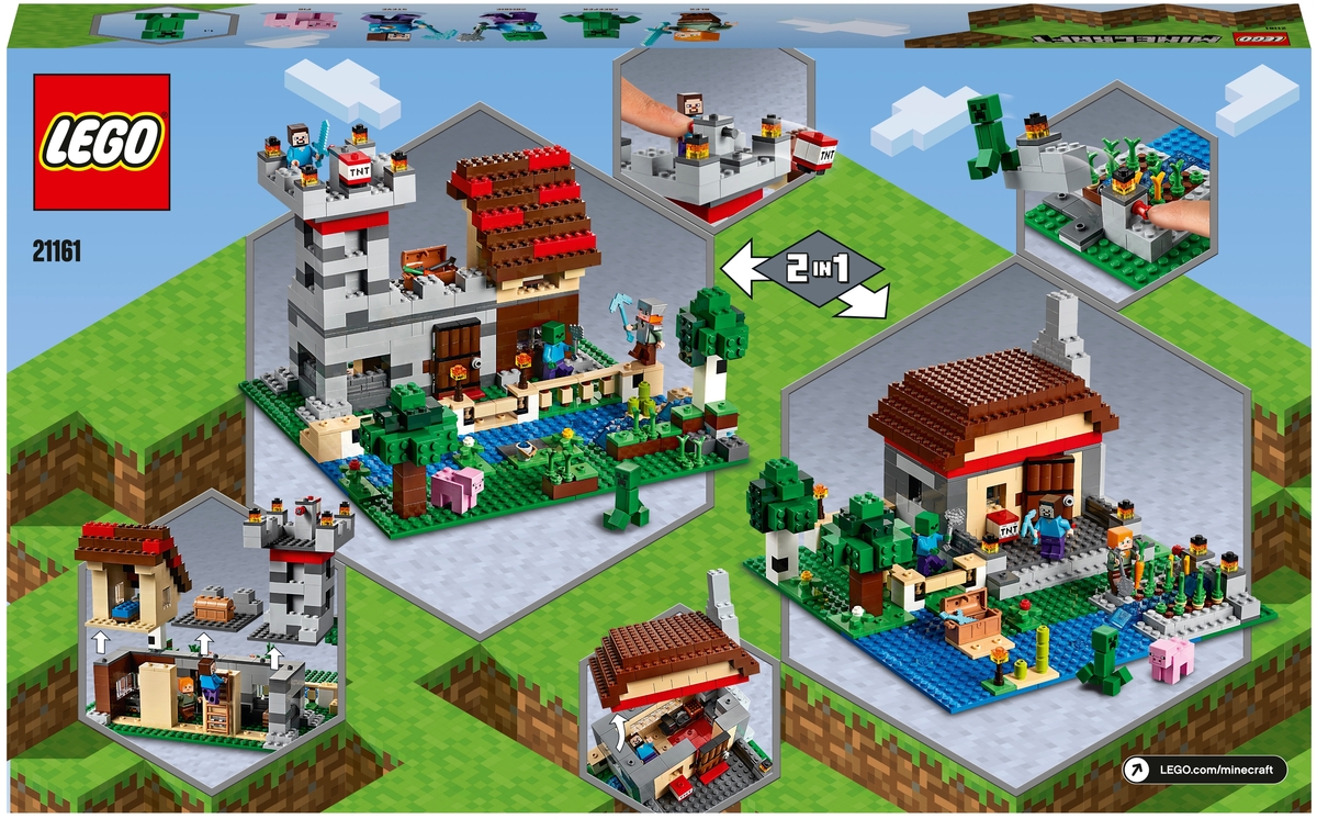 Фото Конструктор LEGO Набор для творчества 3.0 Minecraft 21161