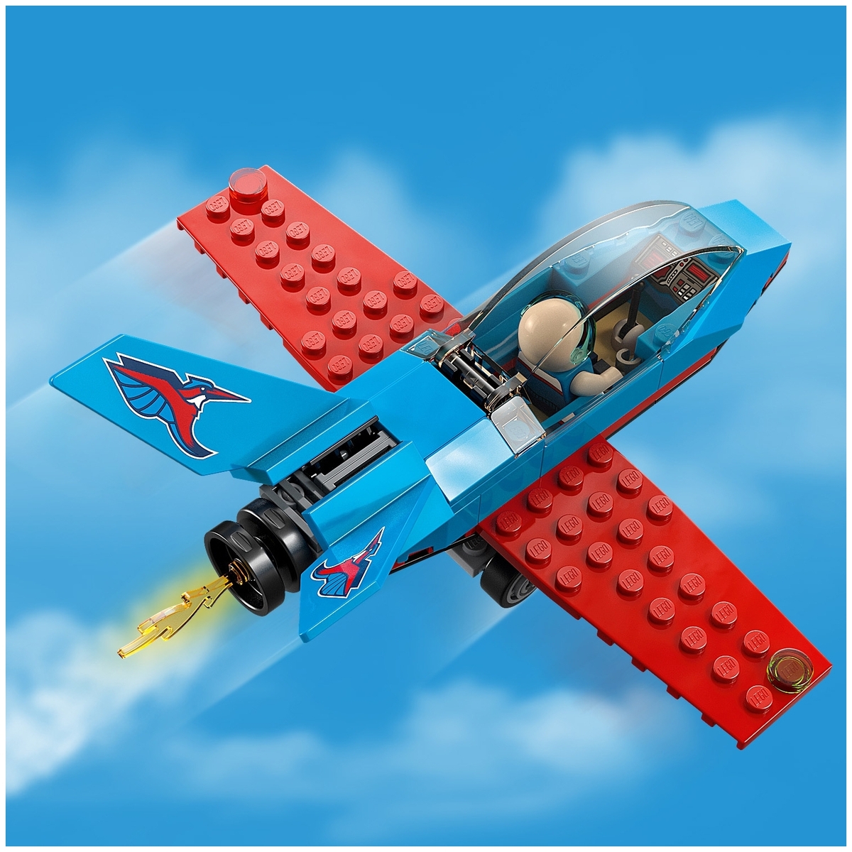 Картинка Конструктор LEGO 60323 Город Трюковый самолёт