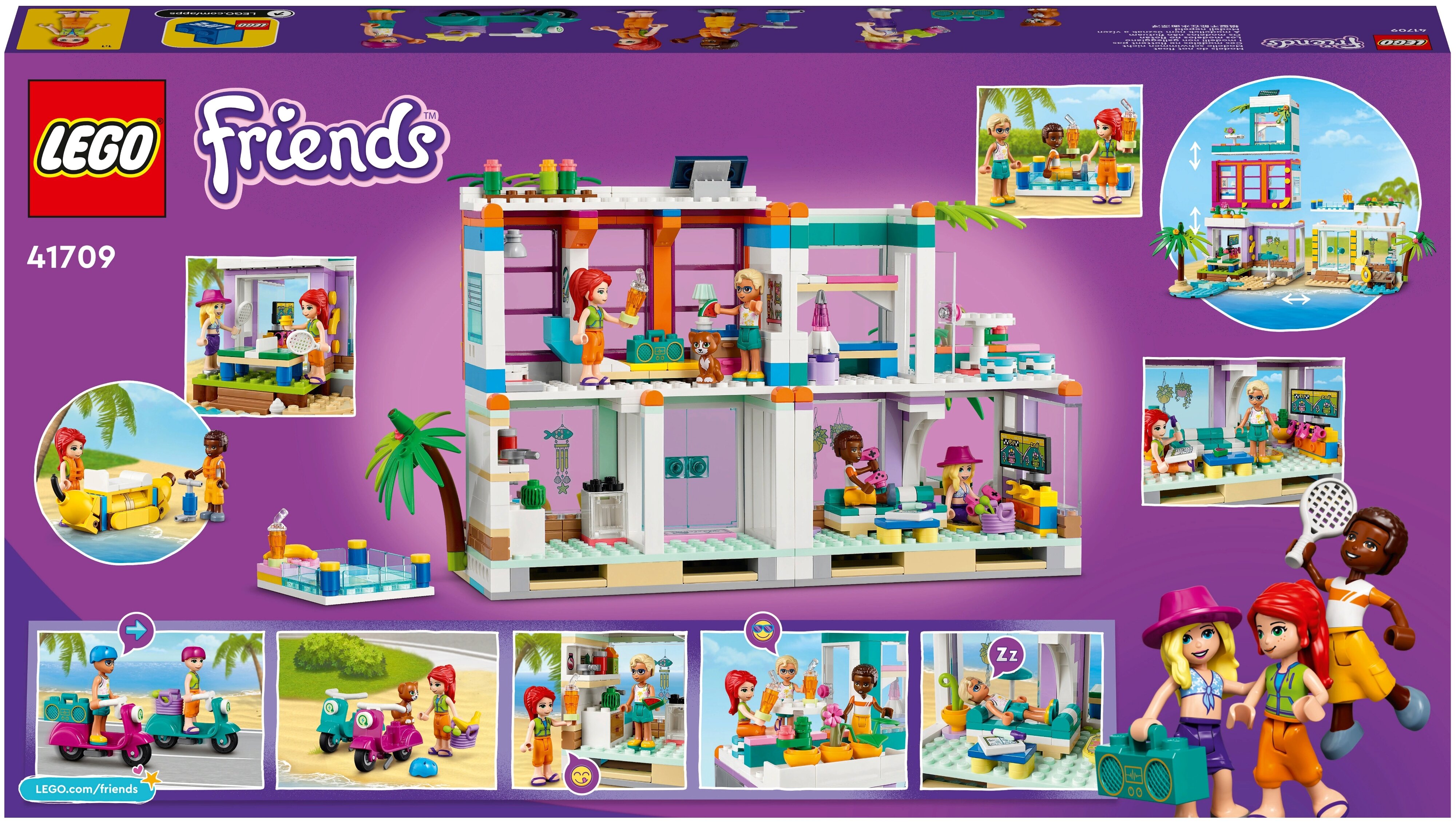 Фото Конструктор LEGO Пляжный дом для отдыха Friends 41709