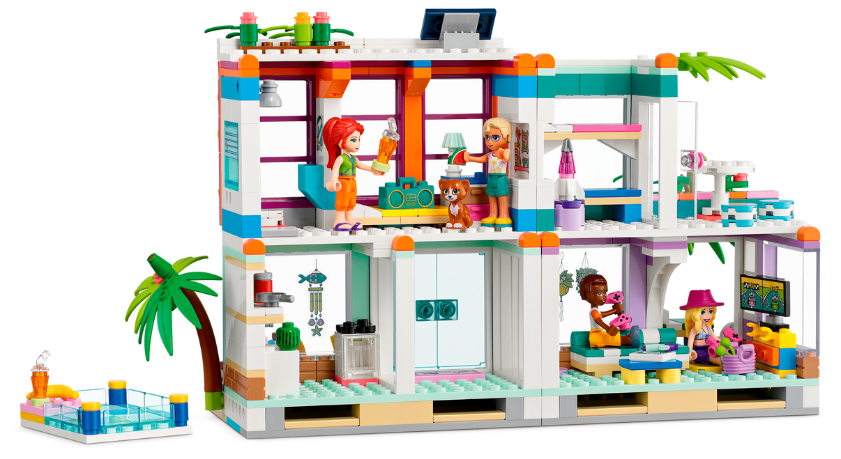 Цена Конструктор LEGO Пляжный дом для отдыха Friends 41709
