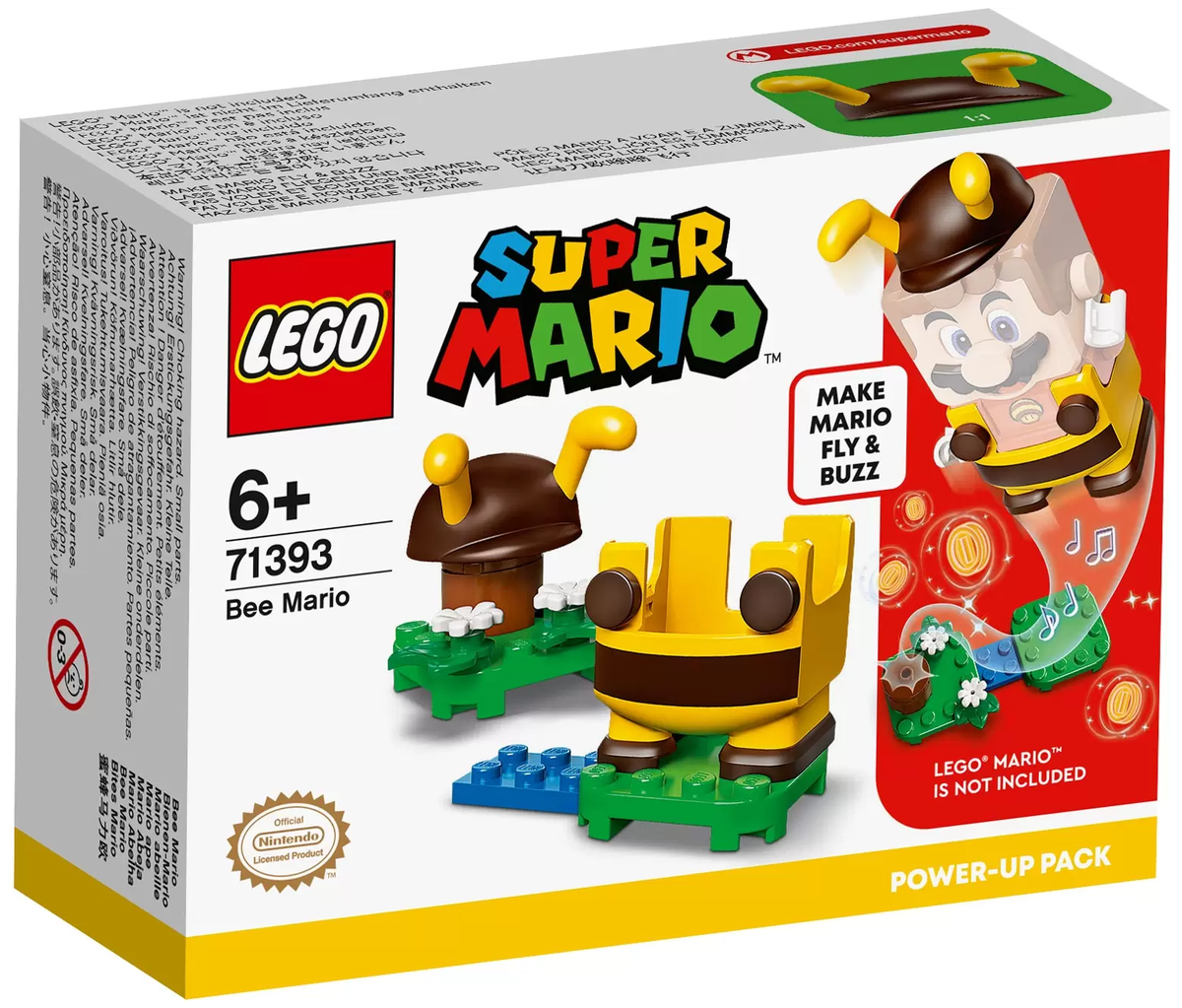 Конструктор LEGO 71393 Super Mario Набор усилений «Марио-пчела» Казахстан