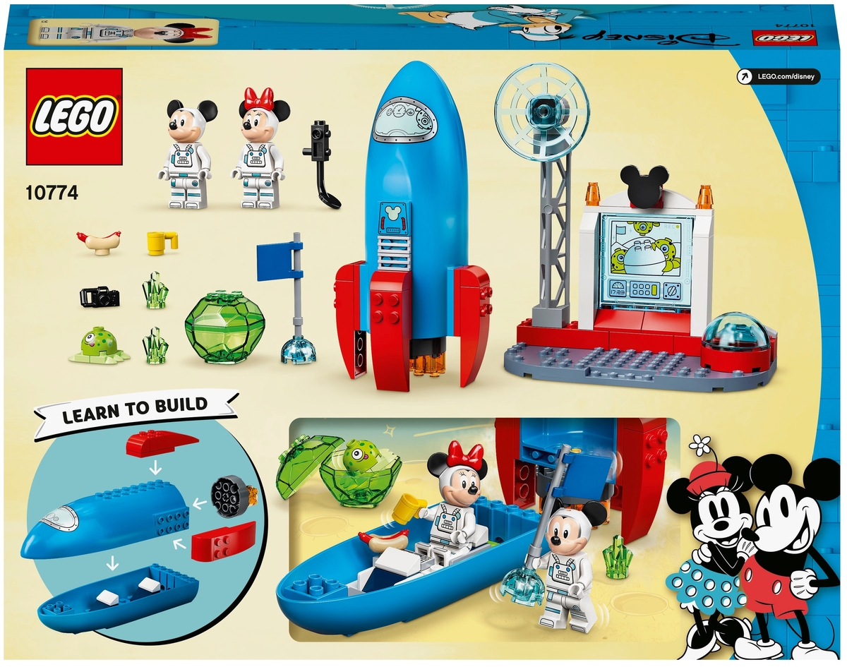 Фото Конструктор LEGO 10774 Микки и Друзья Космическая ракета Микки и Минни