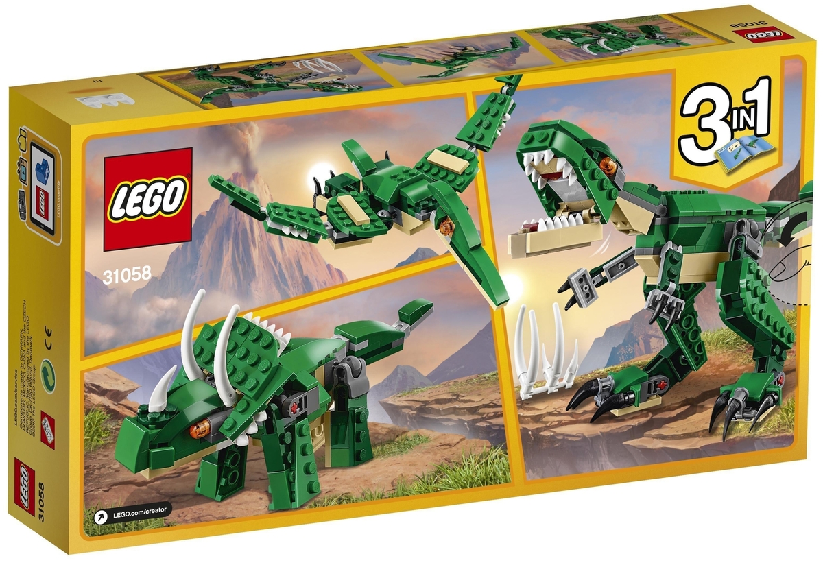 Фото Конструктор LEGO 31058 Криэйтор Грозный динозавр