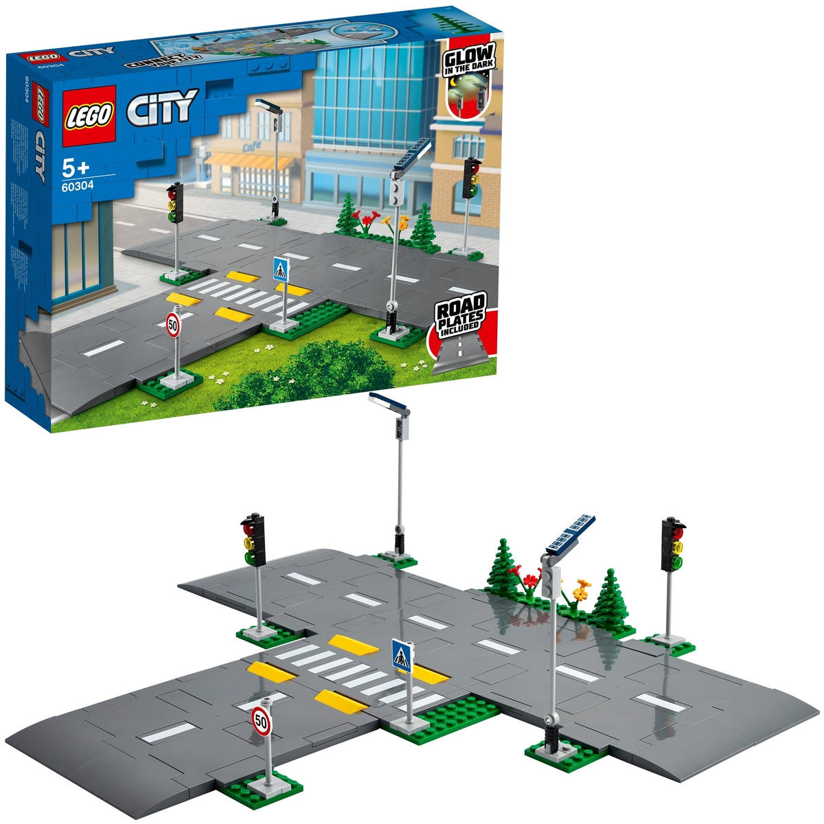 Фотография Конструктор LEGO 60304 Город Дорожные пластины