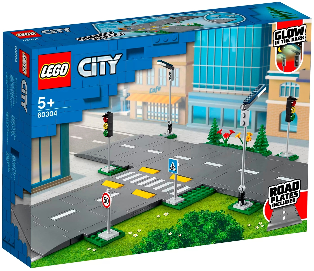 Конструктор LEGO 60304 Город Дорожные пластины Казахстан