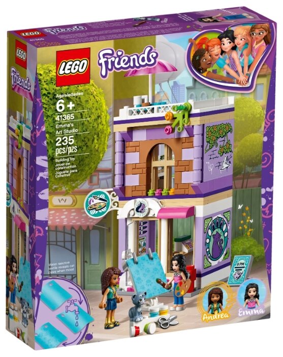 Конструктор LEGO Художественная студия Эммы Friends 41365