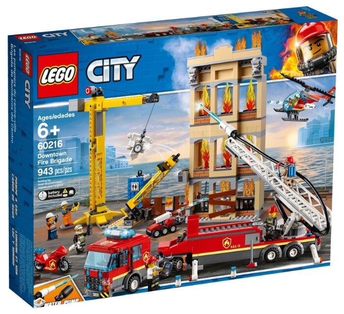 Конструктор LEGO Центральная пожарная станция CITY 60216