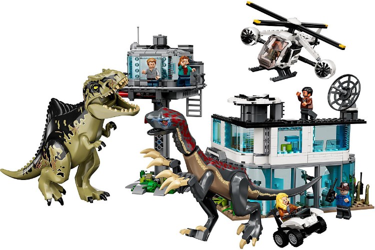 Фото Конструктор LEGO 76949 Jurassic World Атака гигантозавра и теризинозавра