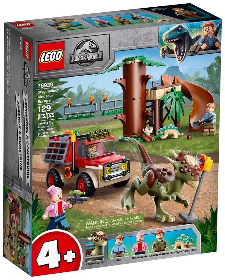 Конструктор LEGO 76939 Jurassic World Побег стигимолоха Казахстан