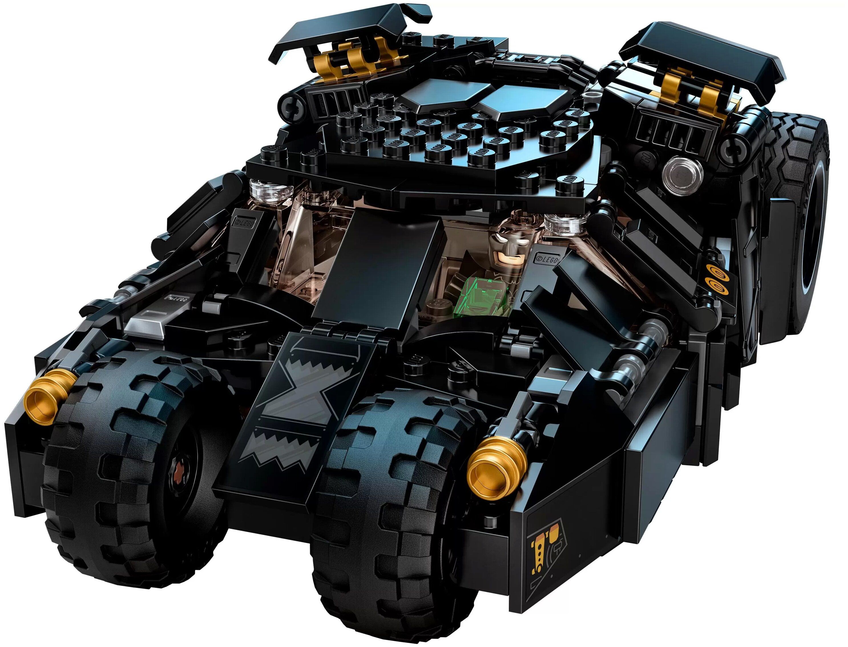 Цена Конструктор LEGO 76239 Супер Герои Бэтмобиль "Тумблер": схватка с Пугалом
