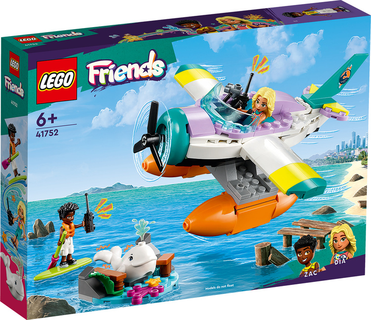 Фото Конструктор LEGO 41752 Подружки Морской спасательный самолет