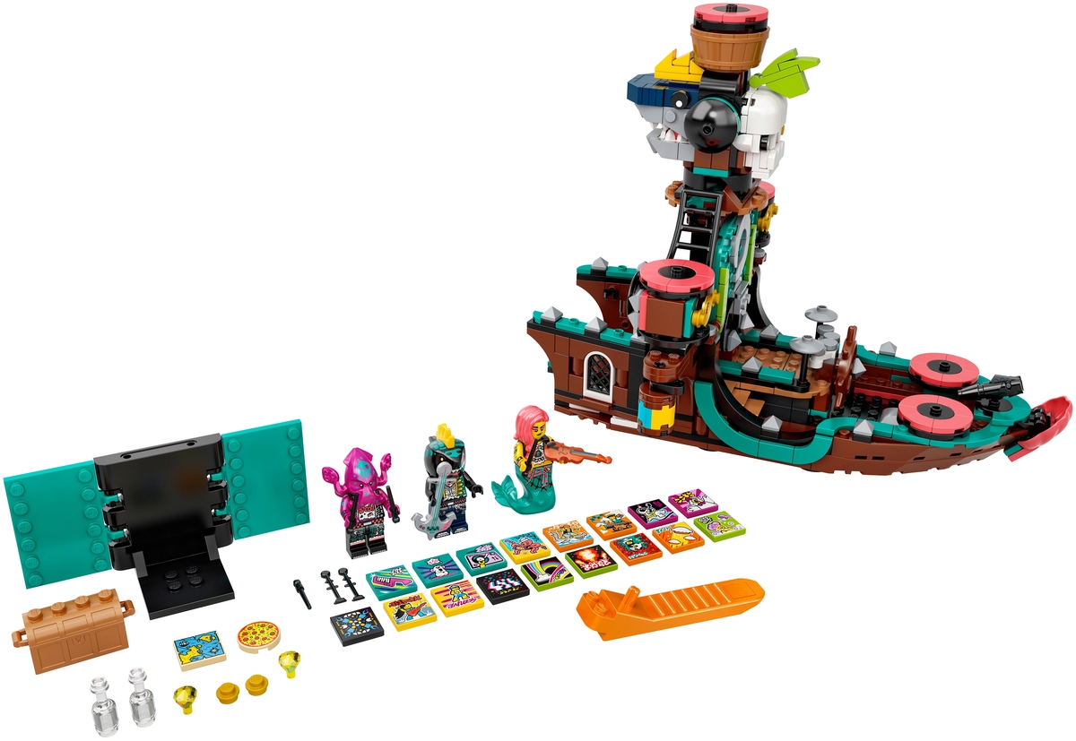 Фото Конструктор LEGO 43114 VIDIYO Корабль Пирата Панка